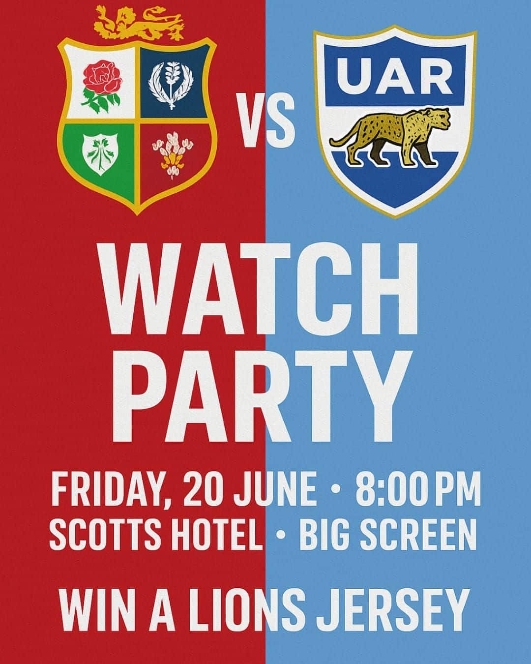 Lions V Argentina Watch Party
