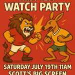 Lions Watch Party – 1st Test vs Australia