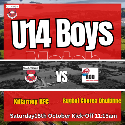 Killarney rfc U14s v RDC U14s