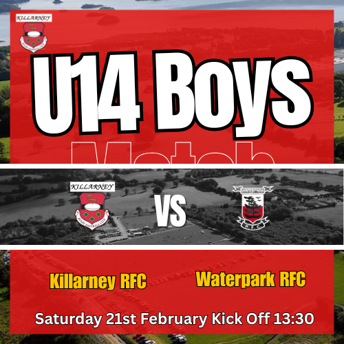 Killarney RFC v Waterpark RFC U14 Boys