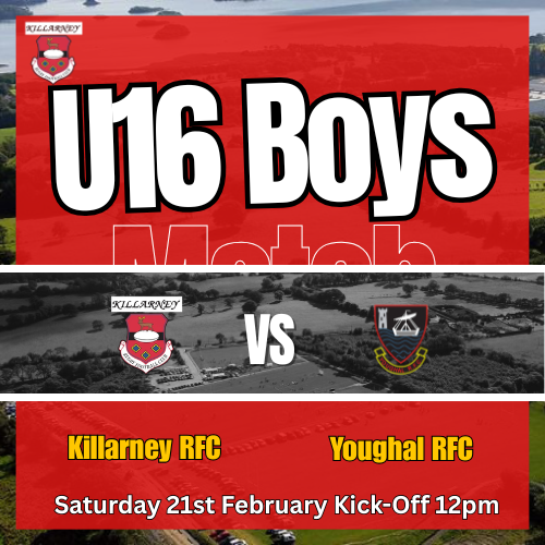 Killarney RFC v Youghal RFC U16 Boys