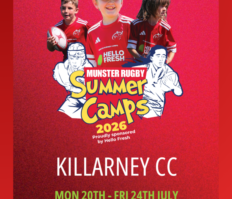 Book Now: Munster Rugby Summer Camp Returns to Killarney RFC!