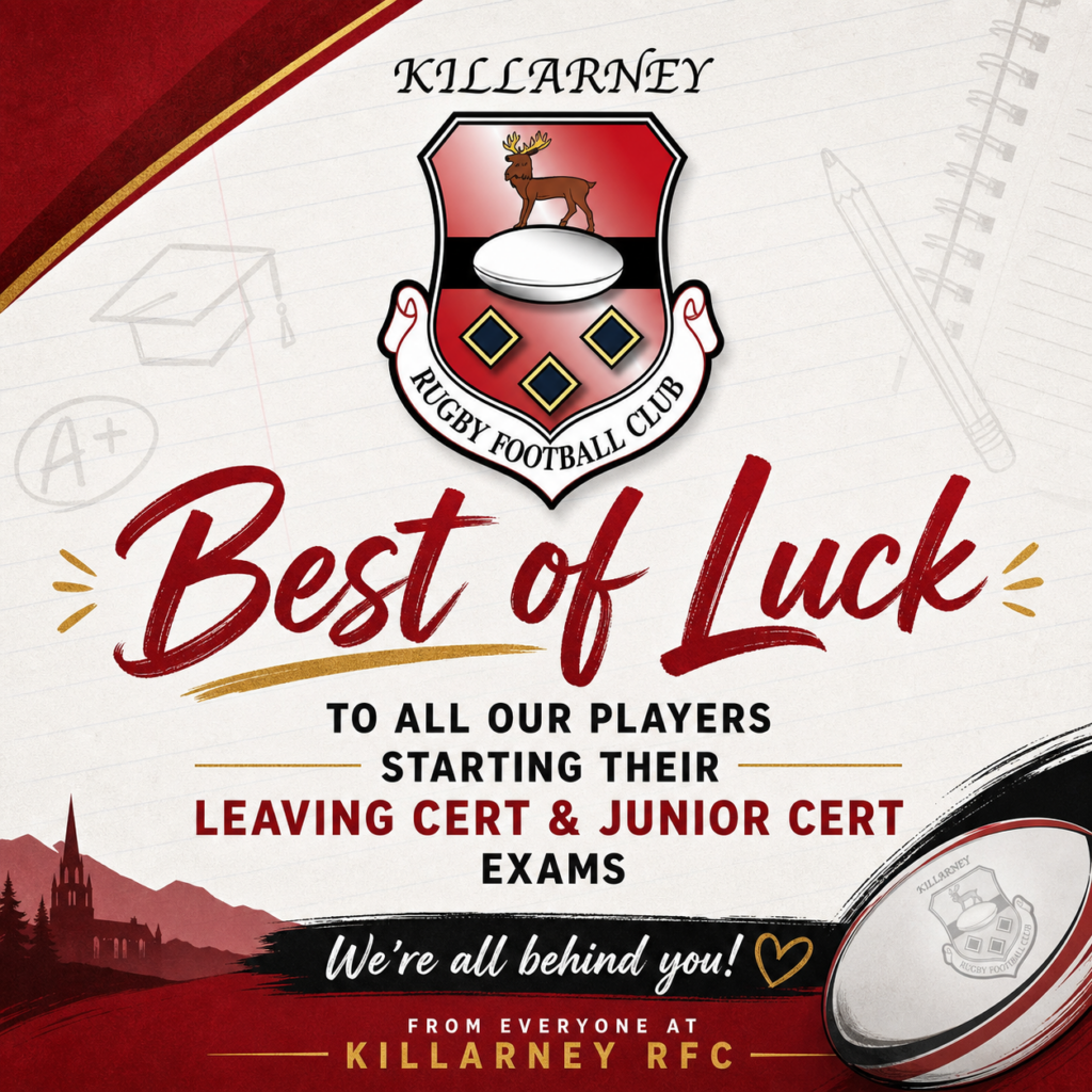 Best of luck to our players starting exams
