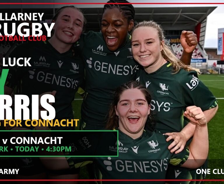 Best of Luck to Lily Morris Starting for Connacht Today